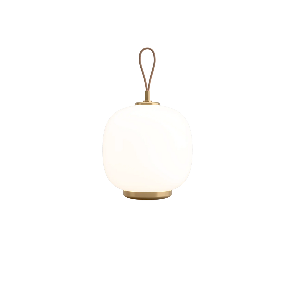 Louis Poulsen VL 45 Radiohus Portable Leuchte – Messing/glänzend Weiß Opal Glas