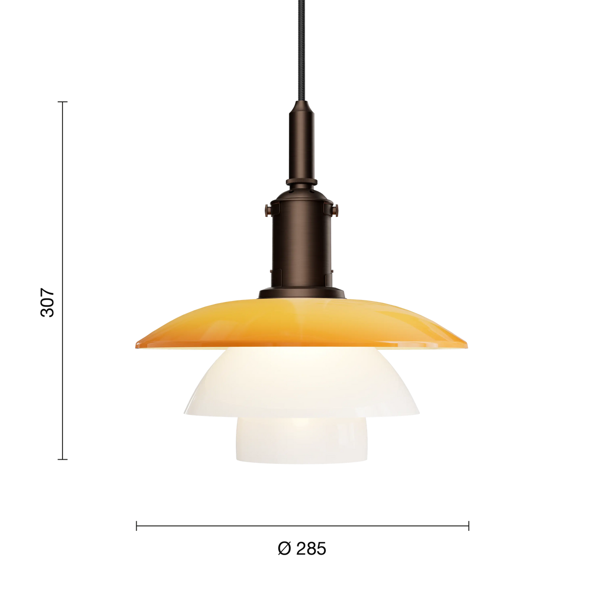 Louis Poulsen PH 3/3 Pendelleuchte Centenary Edition – Ansicht 13