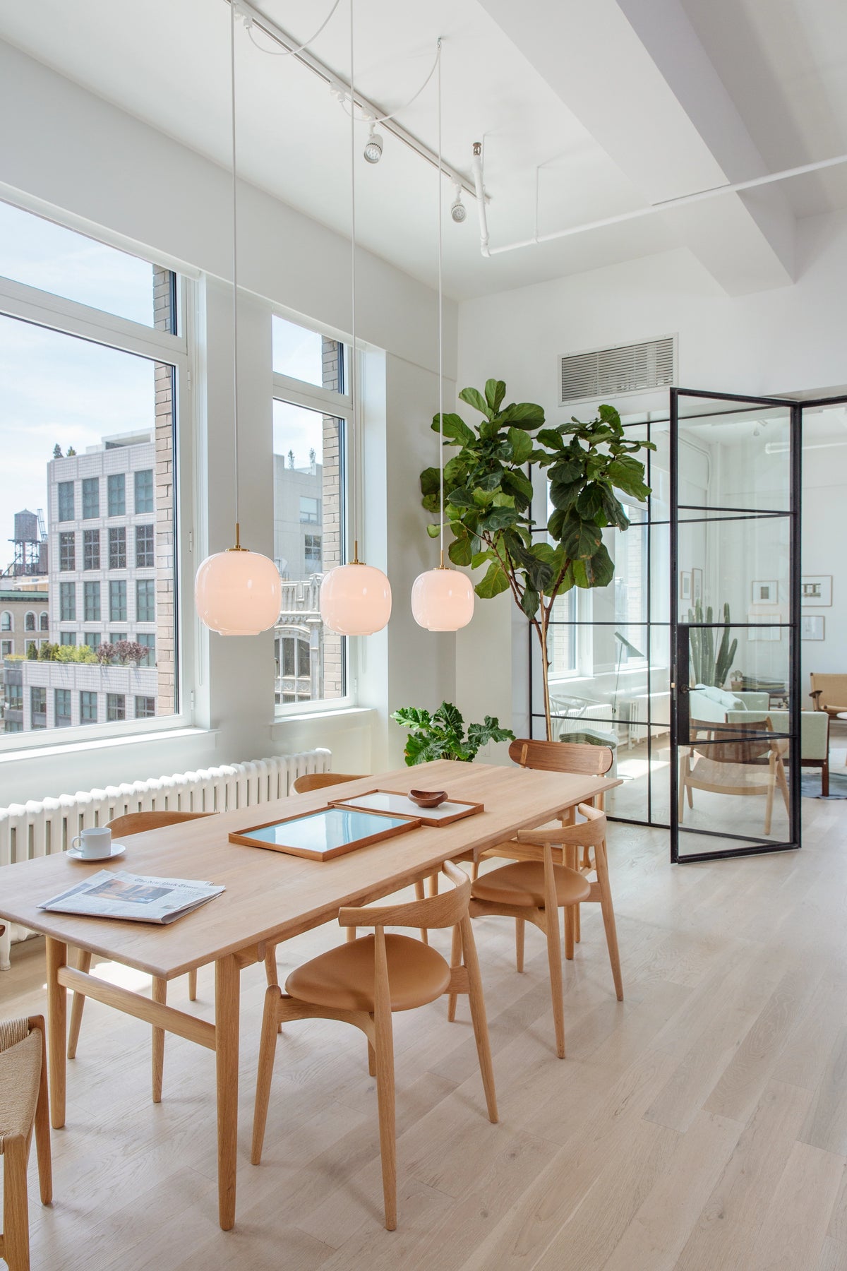 Louis Poulsen VL 45 Radiohus Pale Rose Pendelleuchte – Ansicht 4