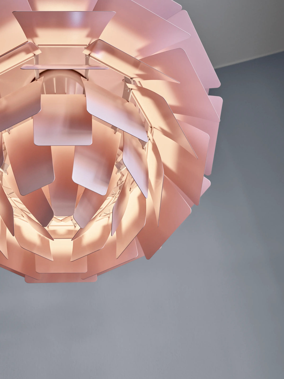Louis Poulsen PH Artichoke Pale Rose Pendelleuchte – Ansicht 7