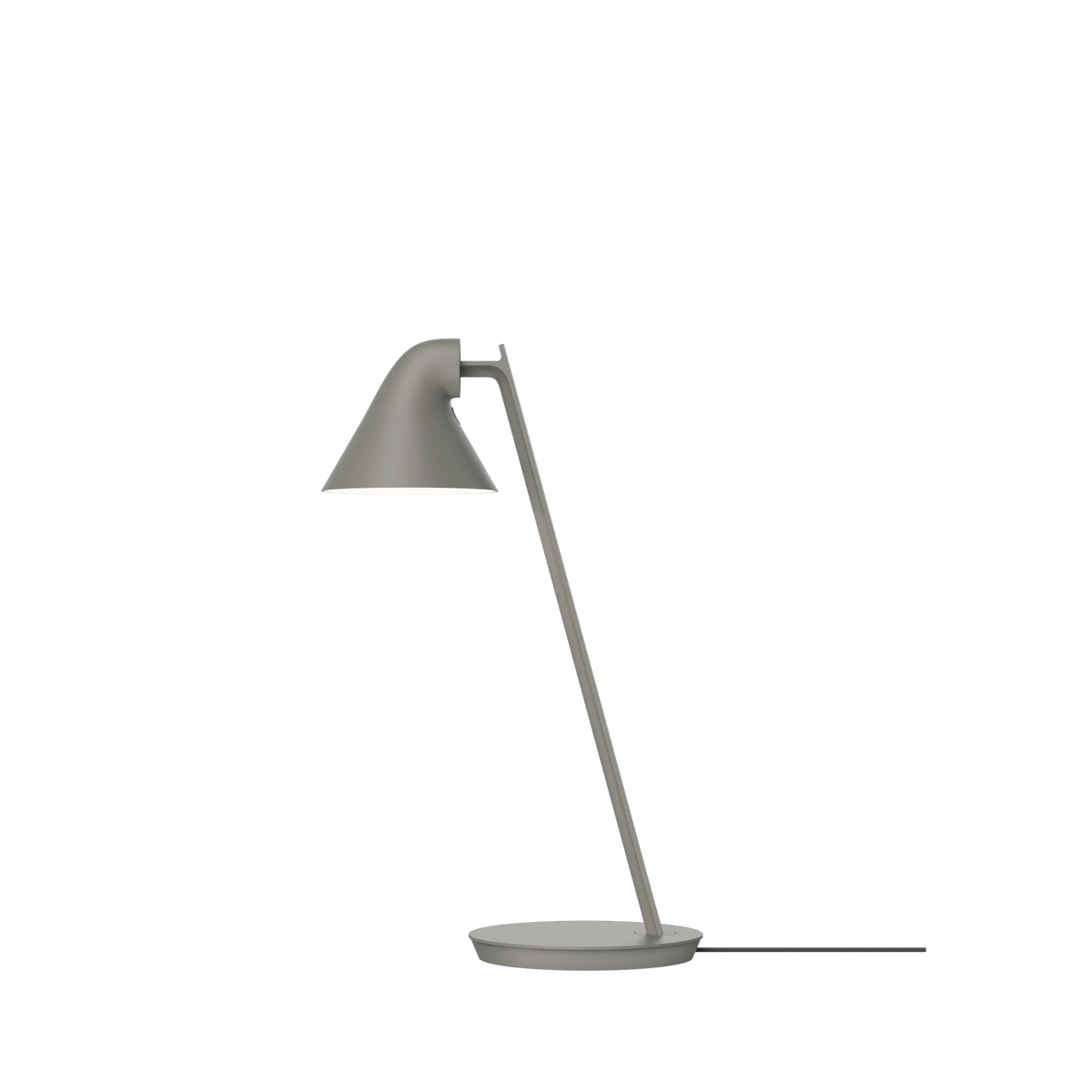 Louis Poulsen NJP Mini Tischleuchte – Taupe, Schwarz schnur