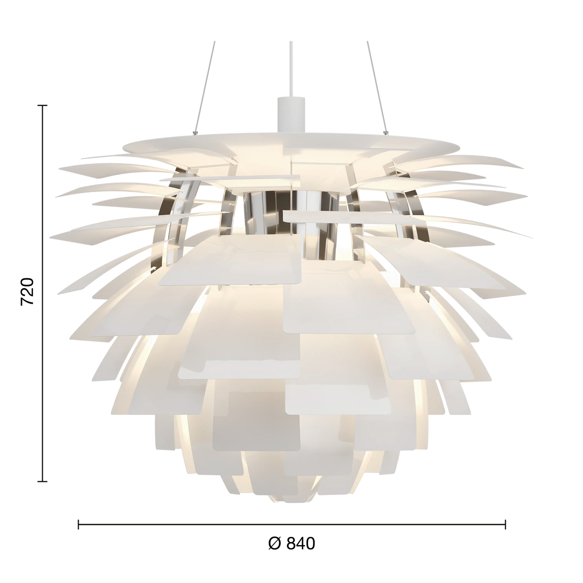 Louis Poulsen PH Artichoke Ø 840 Pendelleuchte – Ansicht 20
