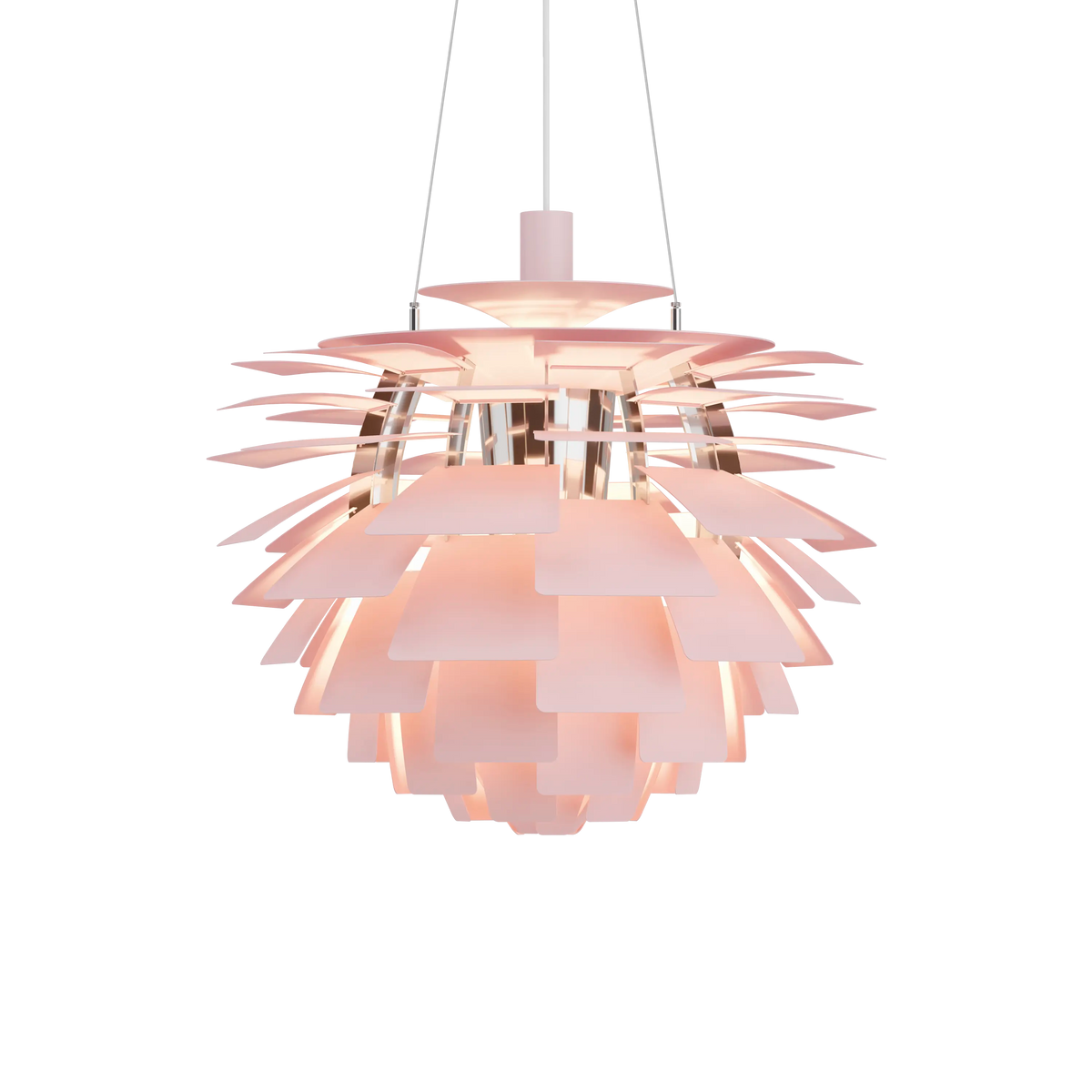 Louis Poulsen PH Artichoke Ø 600 Pendelleuchte – Pale rose, 1x100W E27