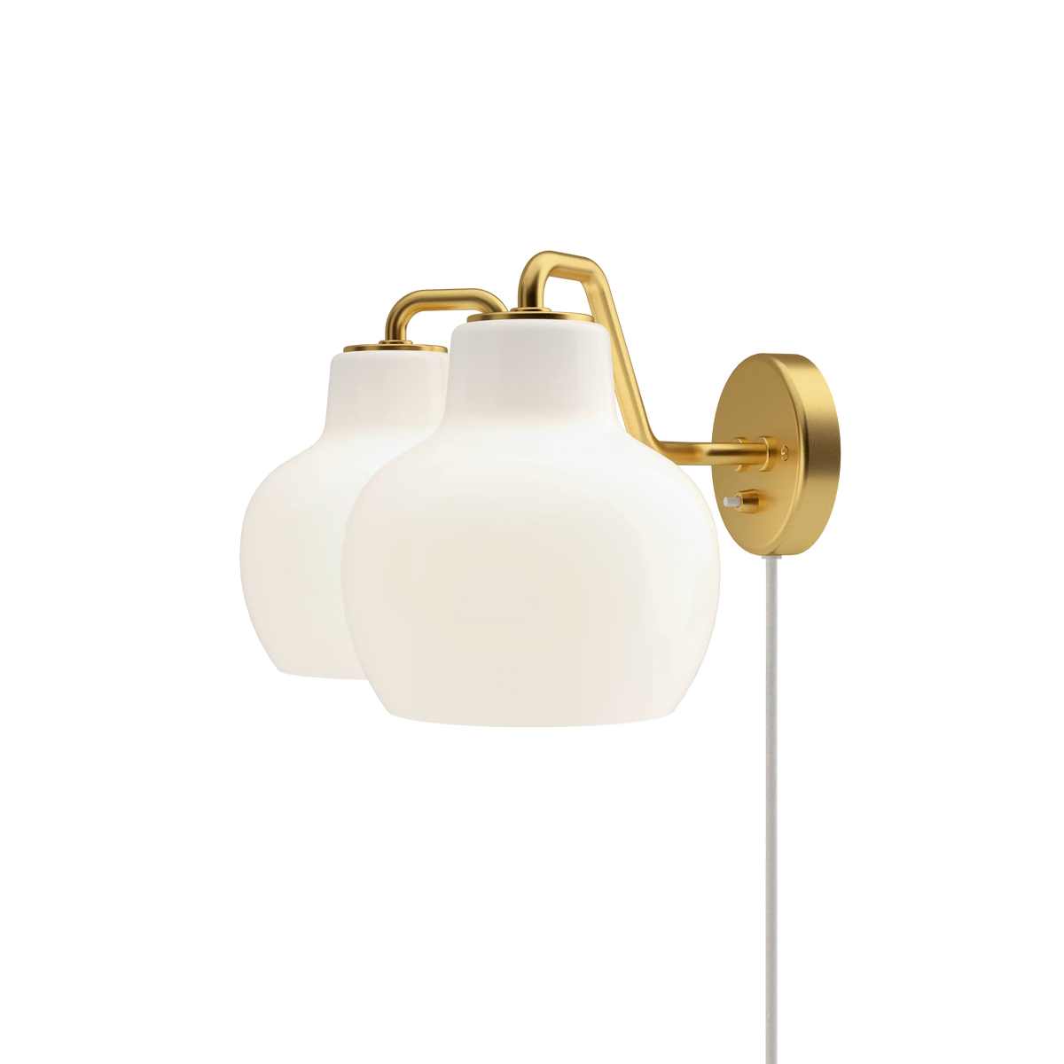 Louis Poulsen VL Ring Crown 2 Wandleuchte – 2x40W E27 · mit Kabel · mit Schalter