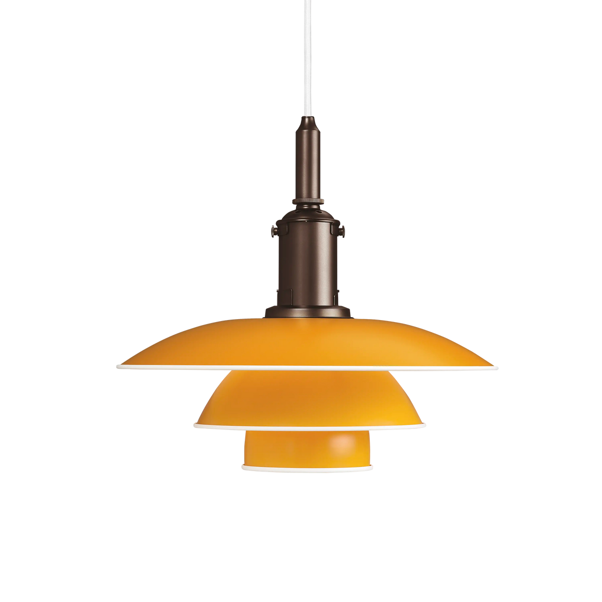 Louis Poulsen PH 3½-3 Metall Pendelleuchte – Gelb