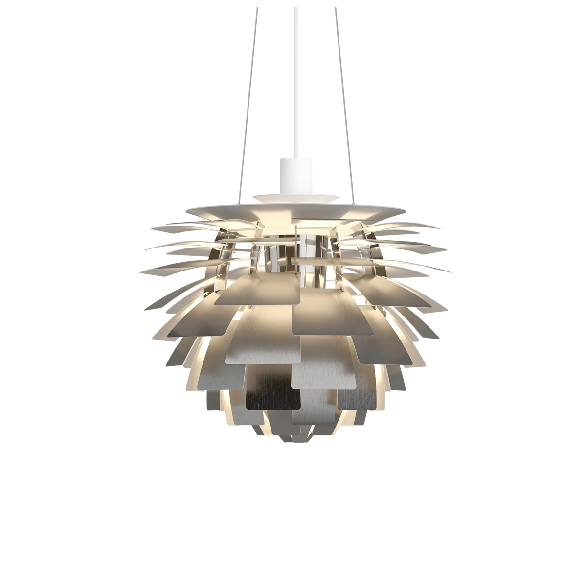 Louis Poulsen PH Artichoke Ø 480 Pendelleuchte – Stainless steel, 1x100W E27