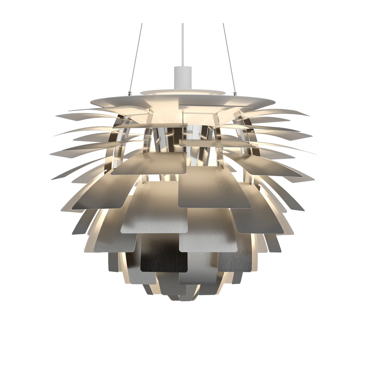 Louis Poulsen PH Artichoke Ø 720 Pendelleuchte – Stainless steel, 1x100W E27