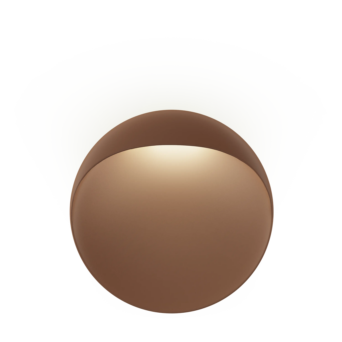 Louis Poulsen Flindt Wandleuchte – Cortenfarben, Ø 300, LED 2700K 16W