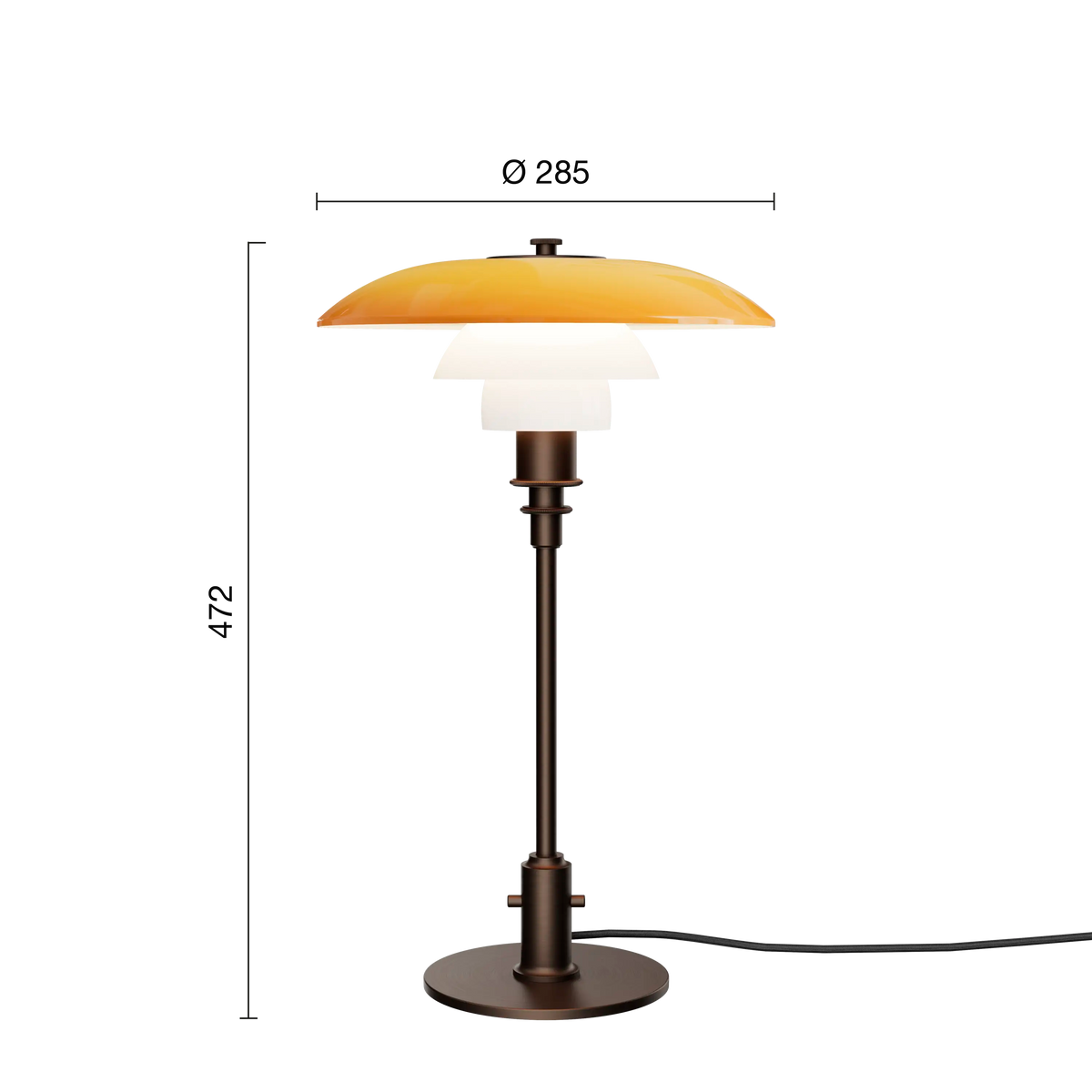 Louis Poulsen PH 3/2 Tischleuchte Centenary Edition – Ansicht 14