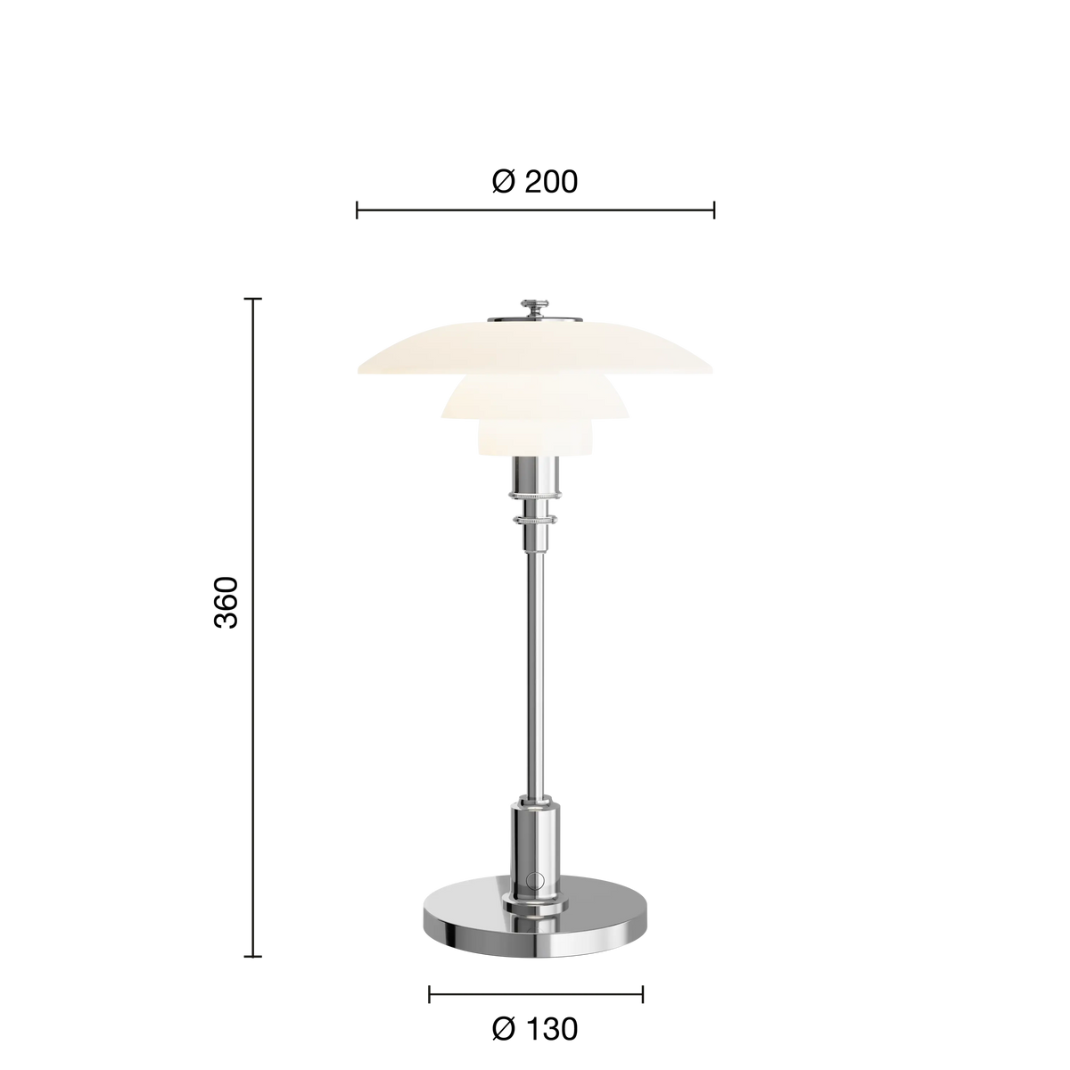 Louis Poulsen PH 2/1 Portable Leuchte – Ansicht 15