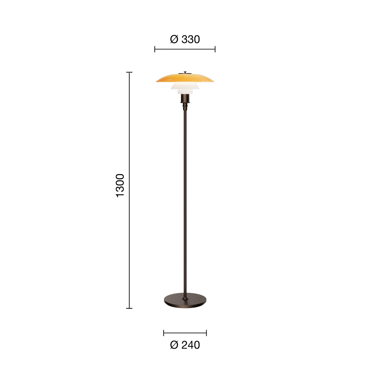 Louis Poulsen PH 3½-2½ Stehleuchte Centenary Edition – Ansicht 8