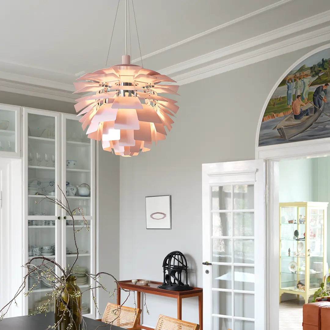 Louis Poulsen PH Artichoke Pale Rose Pendelleuchte – Ansicht 3
