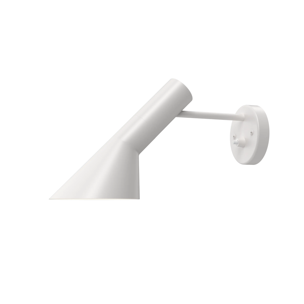Louis Poulsen AJ Wandleuchte – Weiß, 1x20W E14 · ohne Kabel · mit Schalter