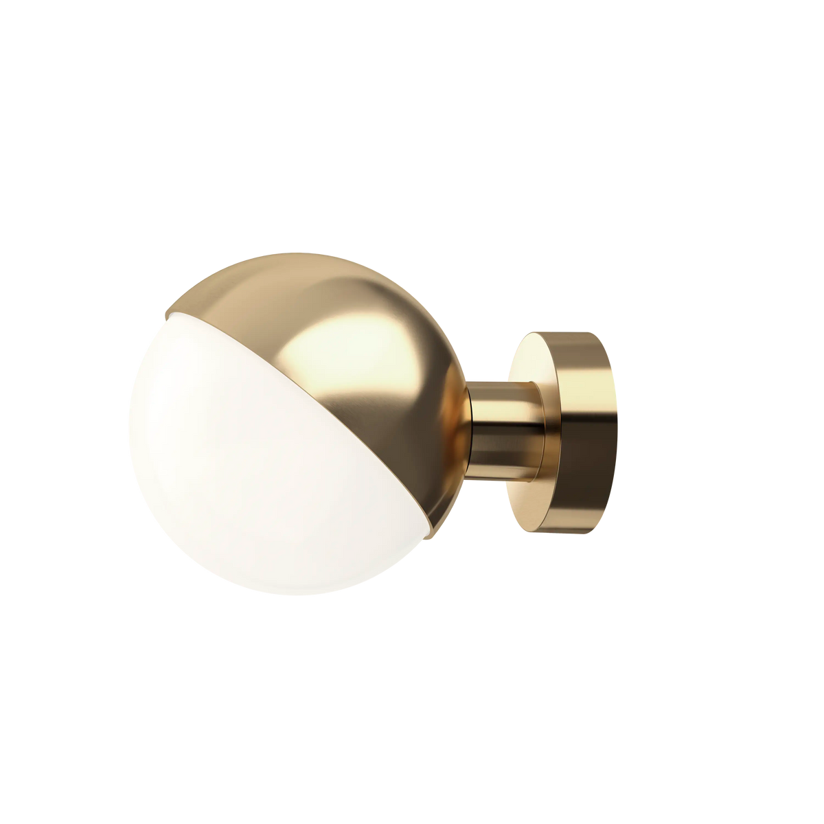 Louis Poulsen VL Studio Wandleuchte – Untreated brass, ohne Kabel · ohne Schalter