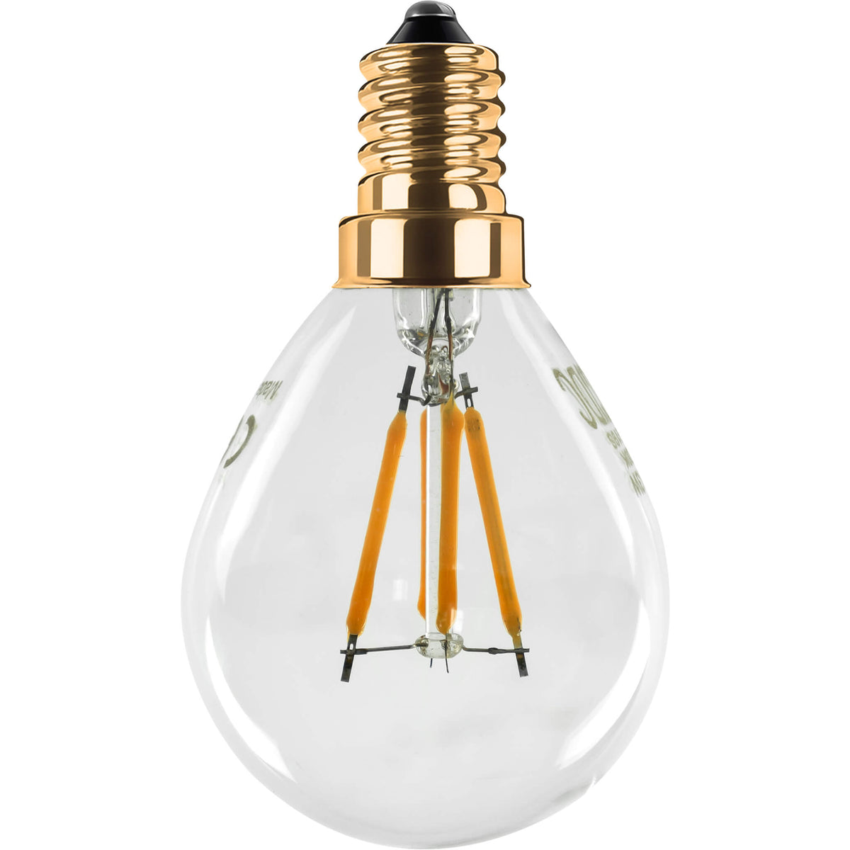SEGULA LED Tropfenlampe 24V klar – E14, 3 W, 2.200 K, dimmbar – Hauptbild