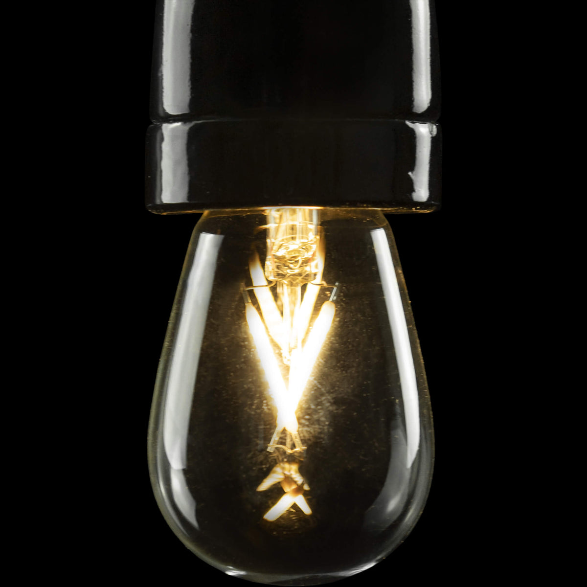 SEGULA LED Mini Rustika 24V klar – E27, 1,5 W, 2.200 K, dimmbar – Produktansicht 1