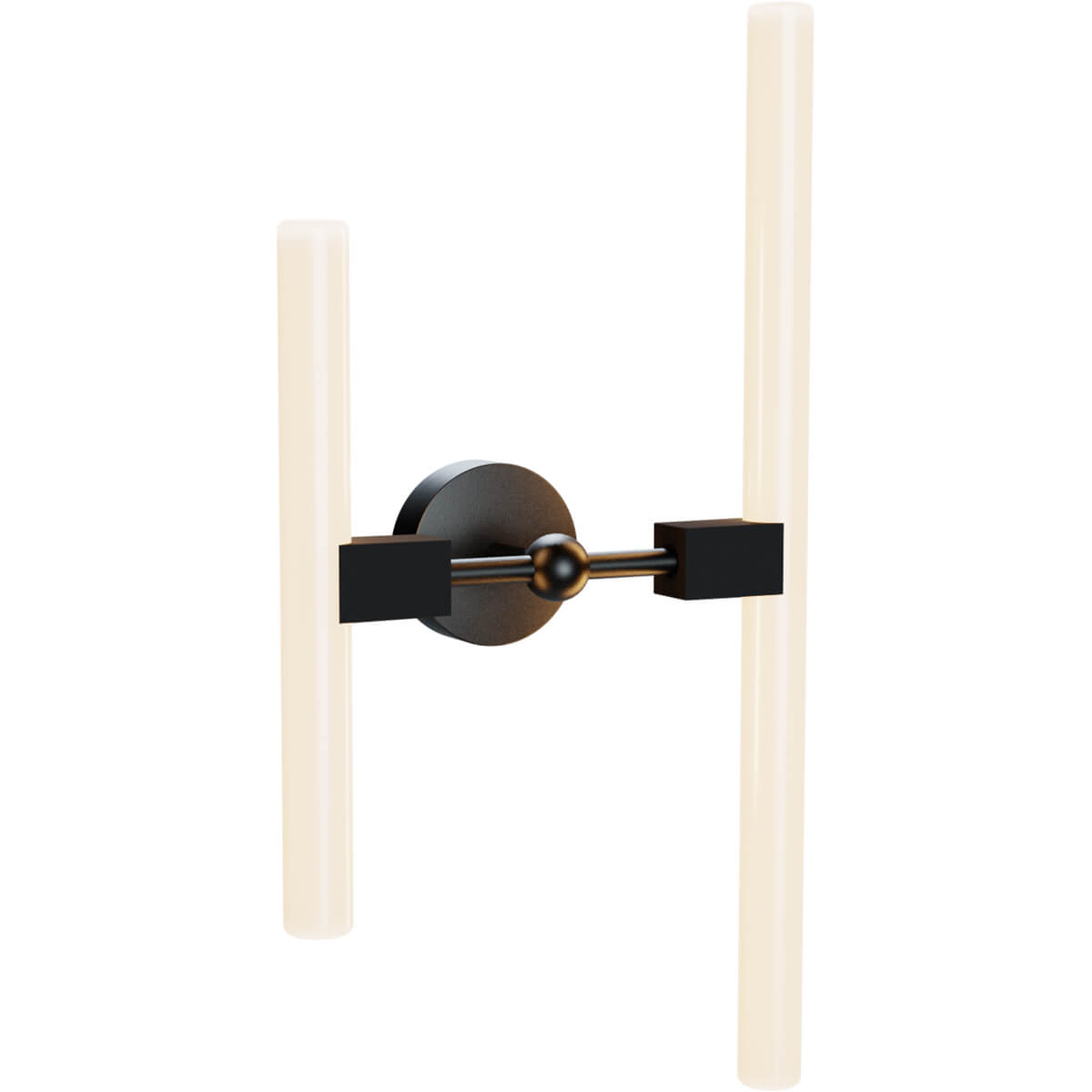 SEGULA Wandfassung Voltage – 2 x S14d, Metall schwarz-gold, S14d – Hauptbild
