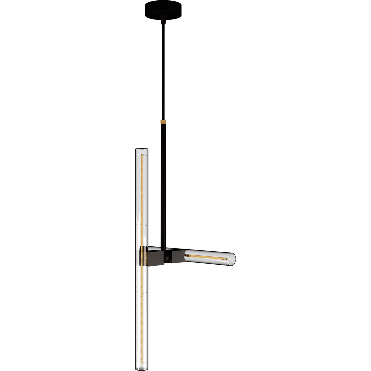 SEGULA Deckenleuchte Axis – S14d, Metall schwarz – Produktansicht 2