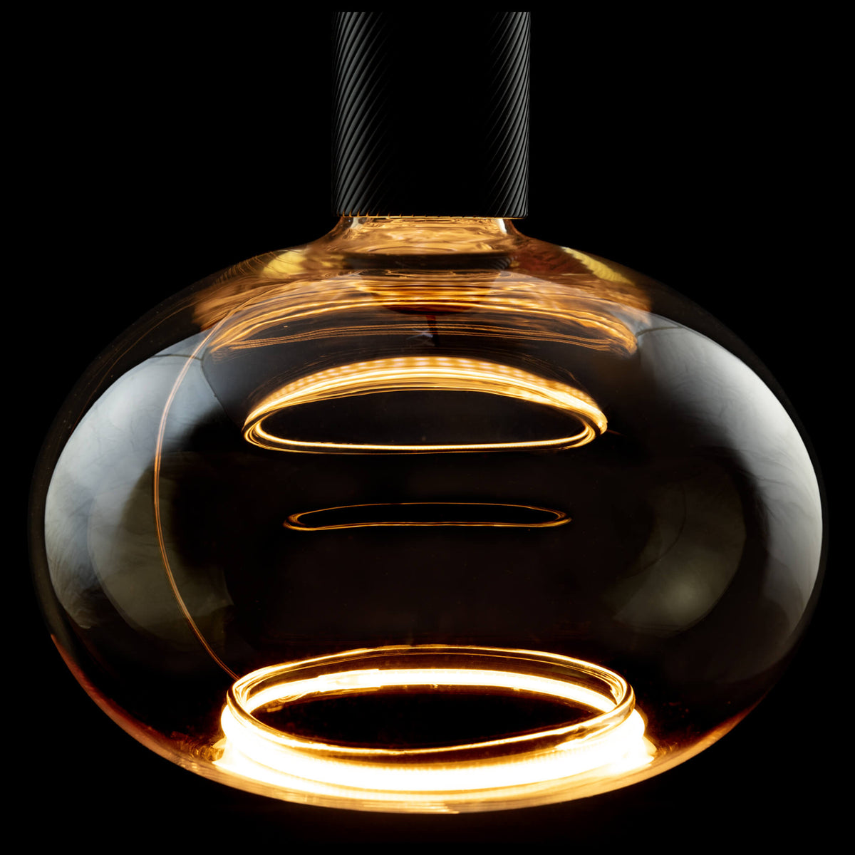 SEGULA LED Floating Oval 200 gold – E27, 4,5 W, 2.200 K, dimmbar – Produktansicht 1
