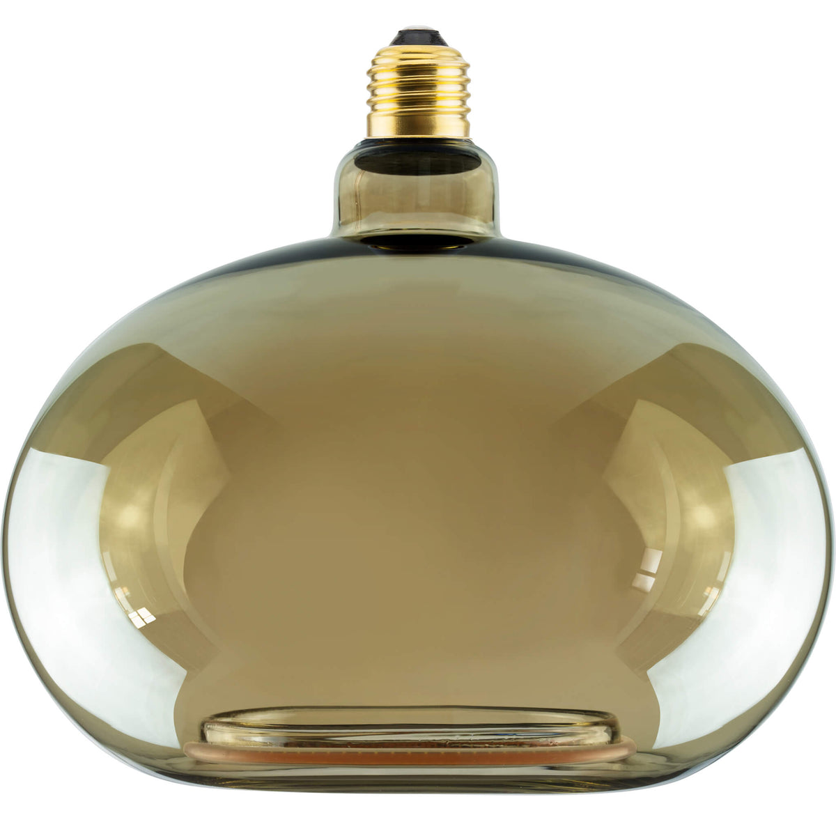 SEGULA LED Floating Oval 200 smokey grau – E27, 5 W, 1.900 K, dimmbar – Hauptbild