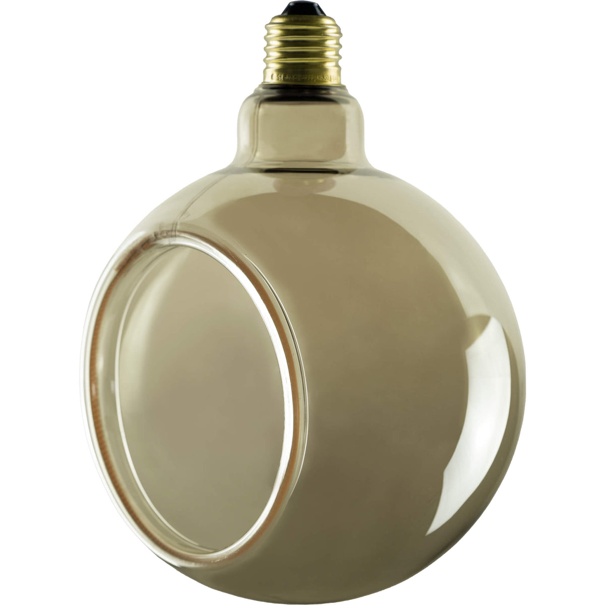 SEGULA LED Floating Globe 150 90° smokey grau – E27, 6 W, 1.900 K, dimmbar – Hauptbild