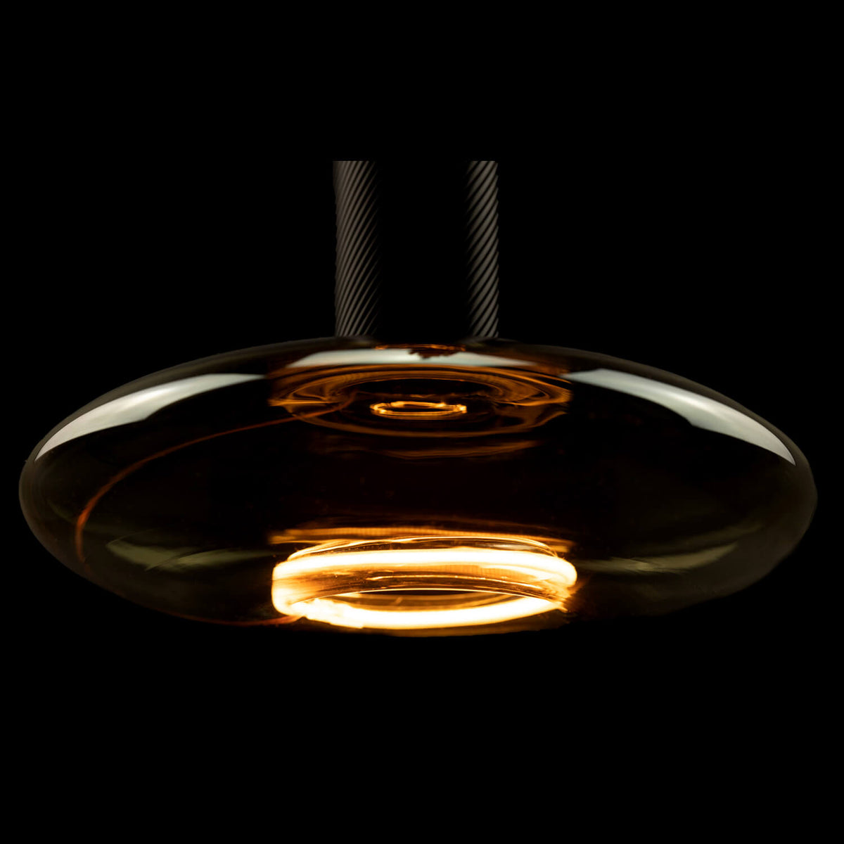 SEGULA LED Floating Ufo 220 smokey grau – E27, 4,5 W, 1.900 K, dimmbar – Produktansicht 2