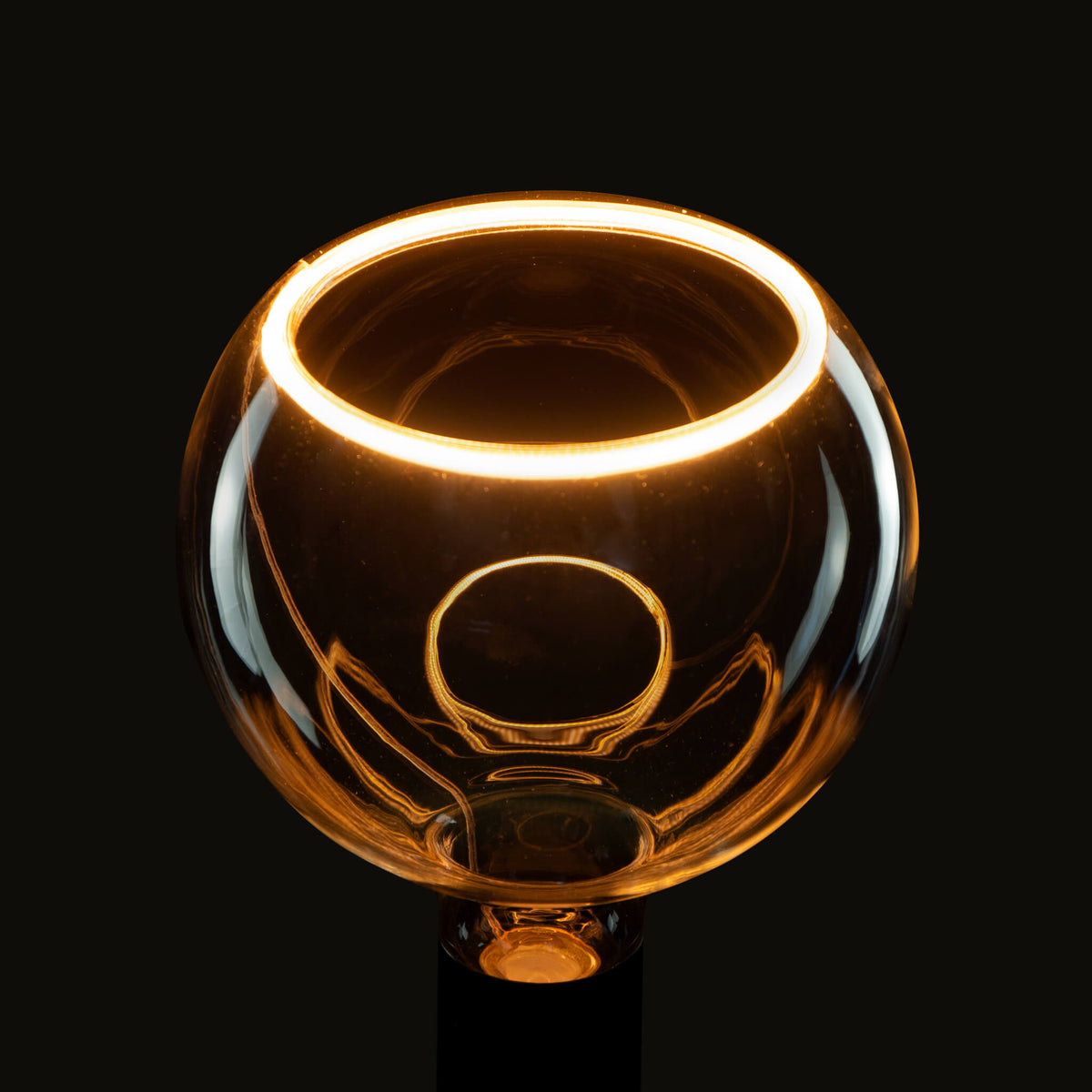 SEGULA LED Floating Globe 150 smokey grau – E27, 6 W, 1.900 K, dimmbar – Produktansicht 2