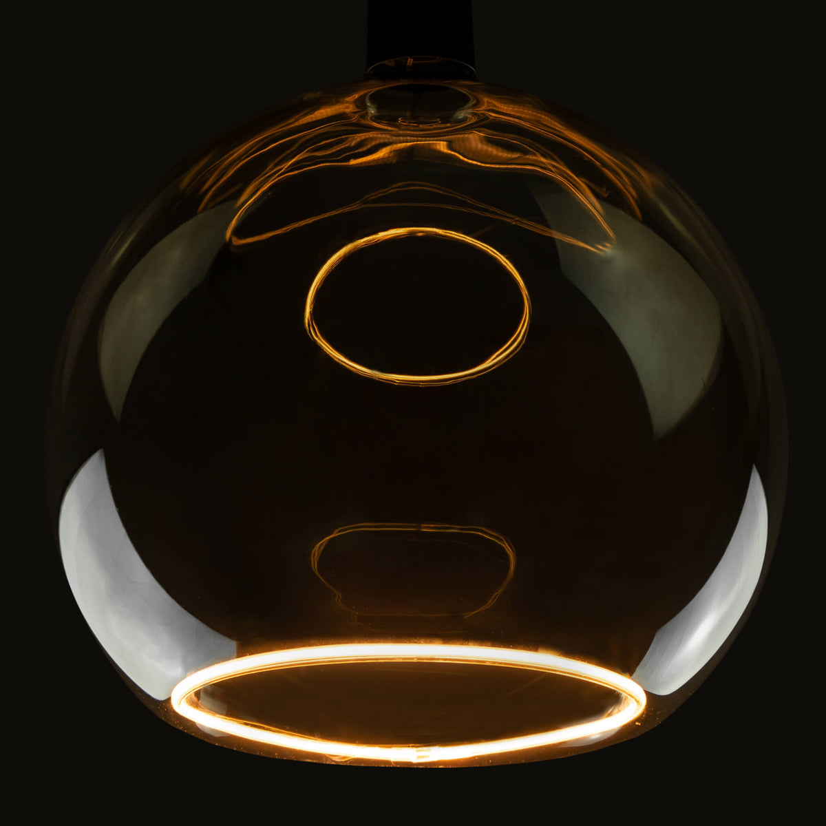 SEGULA LED Floating Globe 300 smokey-grau – E27, 6 W, 1.900 K, dimmbar – Produktansicht 2