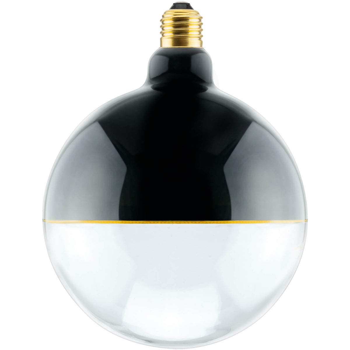 SEGULA LED Illusion Globe 145 2tones schwarz klar – E27, 5,2 W, 1.900 K, dimmbar – Hauptbild