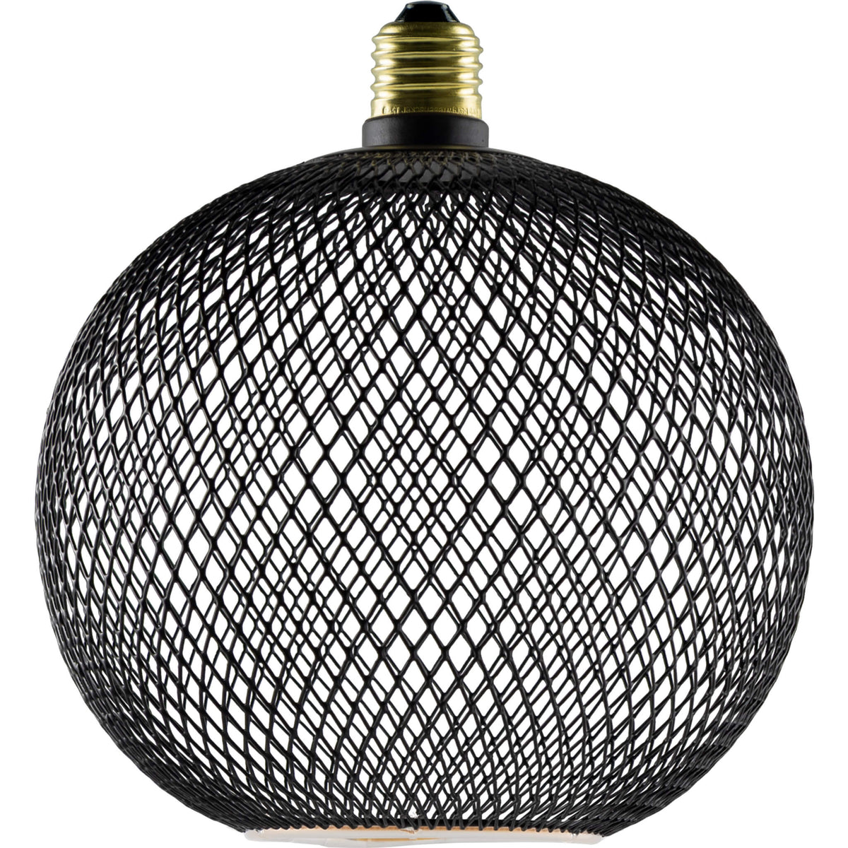 SEGULA LED Floating Cage Globe 180 schwarz – E27, 5 W, 2.200 K, dimmbar – Hauptbild