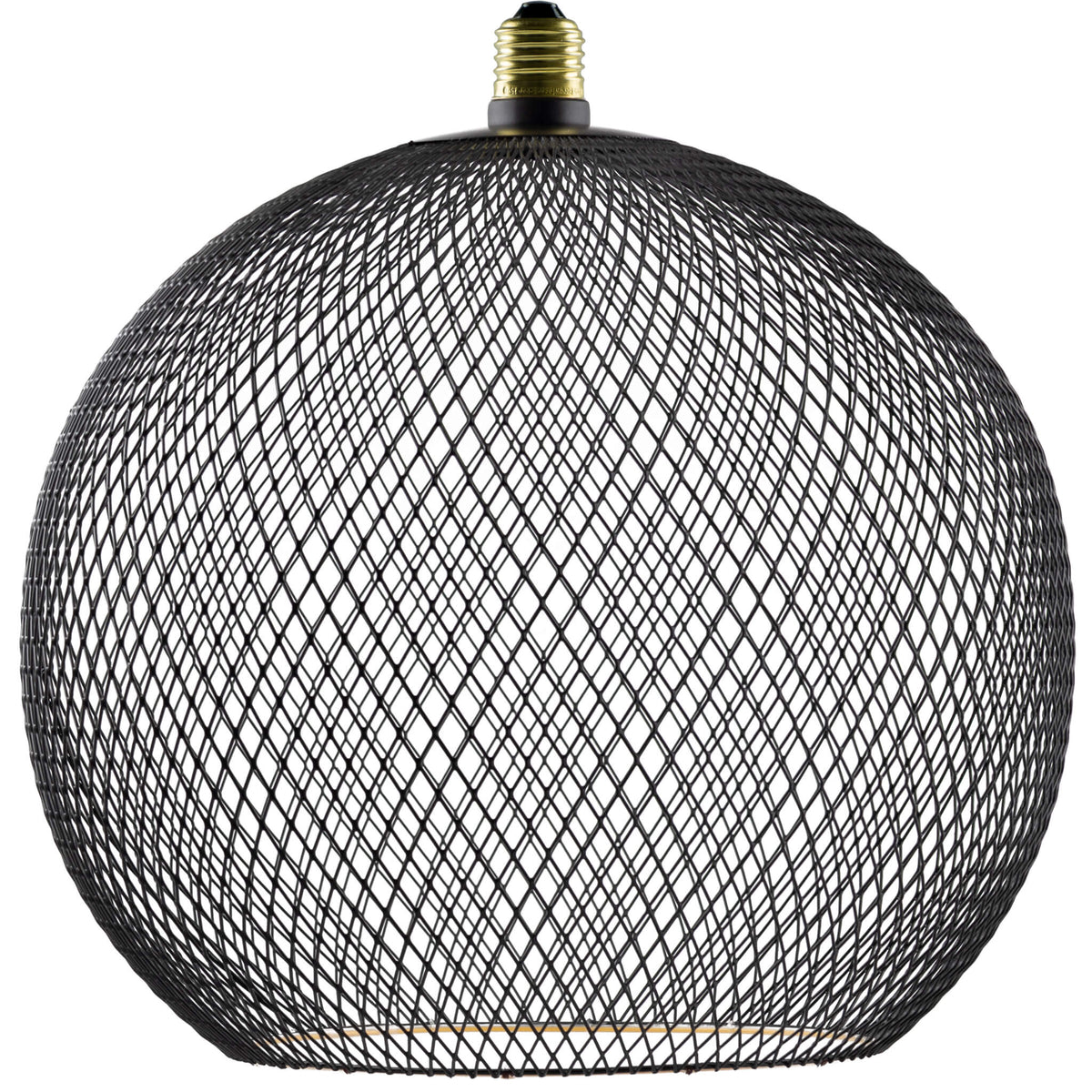 SEGULA LED Floating Cage Globe 300 schwarz – E27, 5 W, 2.200 K, dimmbar – Hauptbild