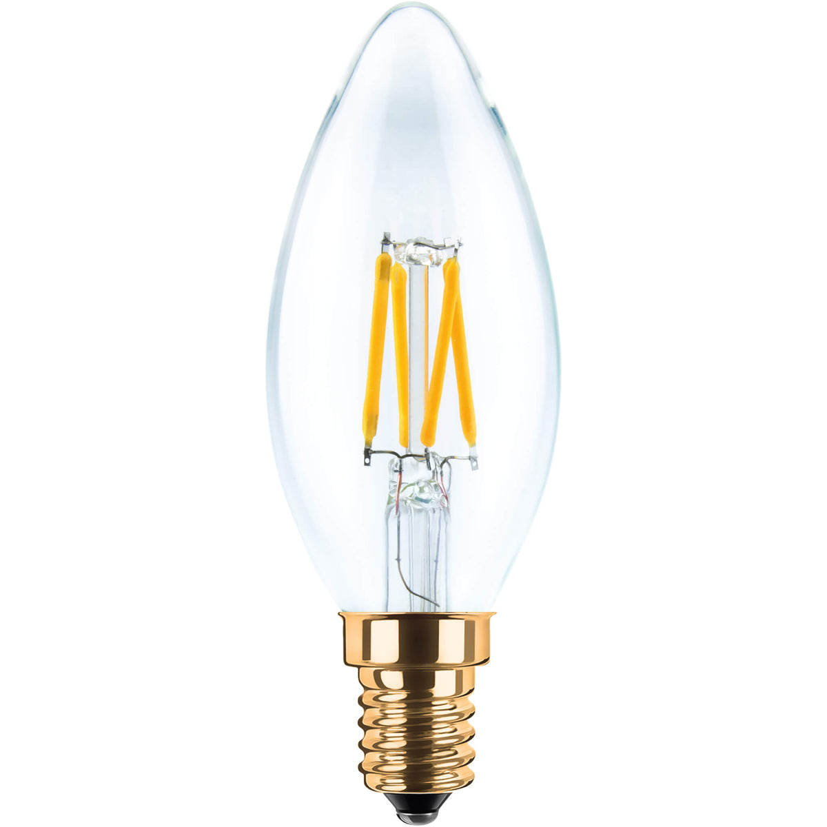 SEGULA LED Kerze klar – E14, 3 W, 2.200 K, dimmbar – Hauptbild