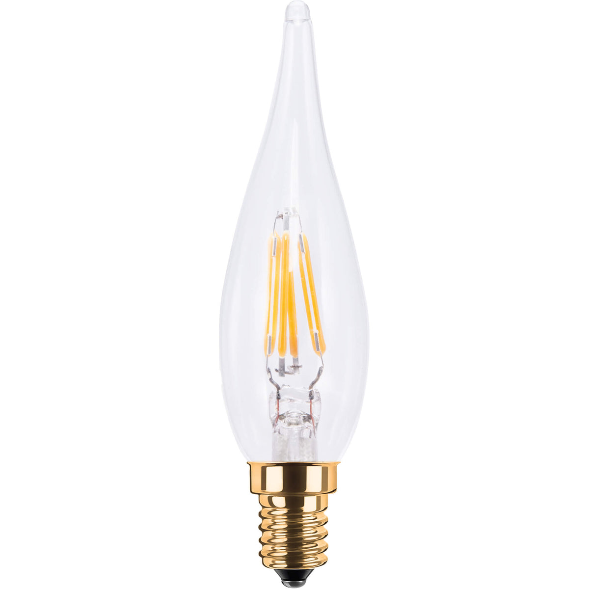 SEGULA LED French Kerze klar – E14, 1,5 W, 1.900 K, dimmbar – Hauptbild