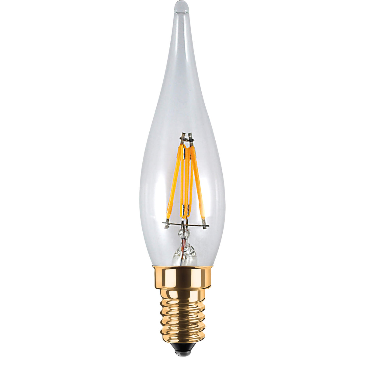 SEGULA LED French Kerze klar – E10, 1 W, 1.900 K, dimmbar – Hauptbild