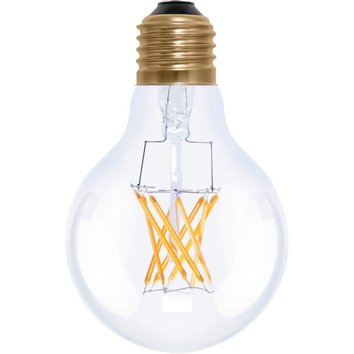 SEGULA LED Globe 80 klar – E27, 5 W, 2.200 K, dimmbar – Hauptbild