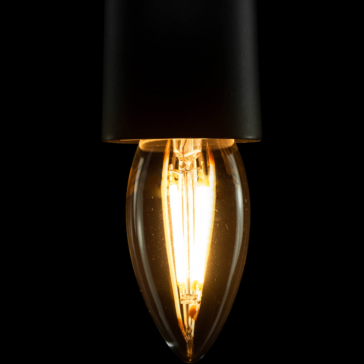 SEGULA LED Kerze klar – E27, 3,2 W, 2.700 K, dimmbar – Produktansicht 1