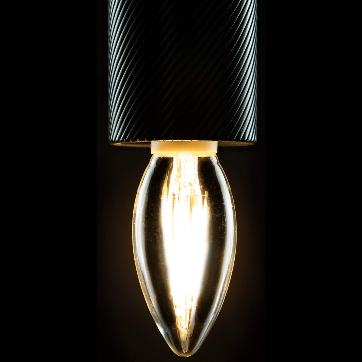 SEGULA LED Kerze GU10 klar – GU10, 3 W, 2.700 K, dimmbar – Produktansicht 1