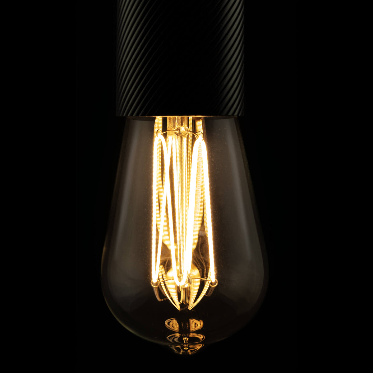 SEGULA LED Rustika Cage klar – E27, 6 W, 2.200 K, dimmbar – Produktansicht 1