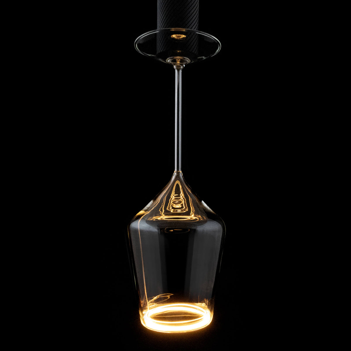 SEGULA LED Floating Rosé Wein klar – E27, 5 W, 2.200 K, dimmbar – Produktansicht 1
