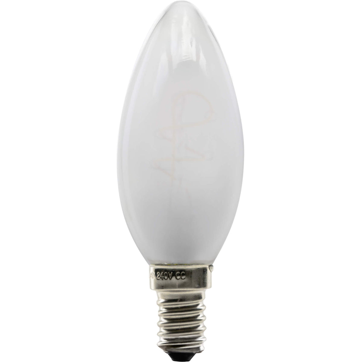 SEGULA LED Kerze Elegant – E14, 3 W, 2.700 K, dimmbar