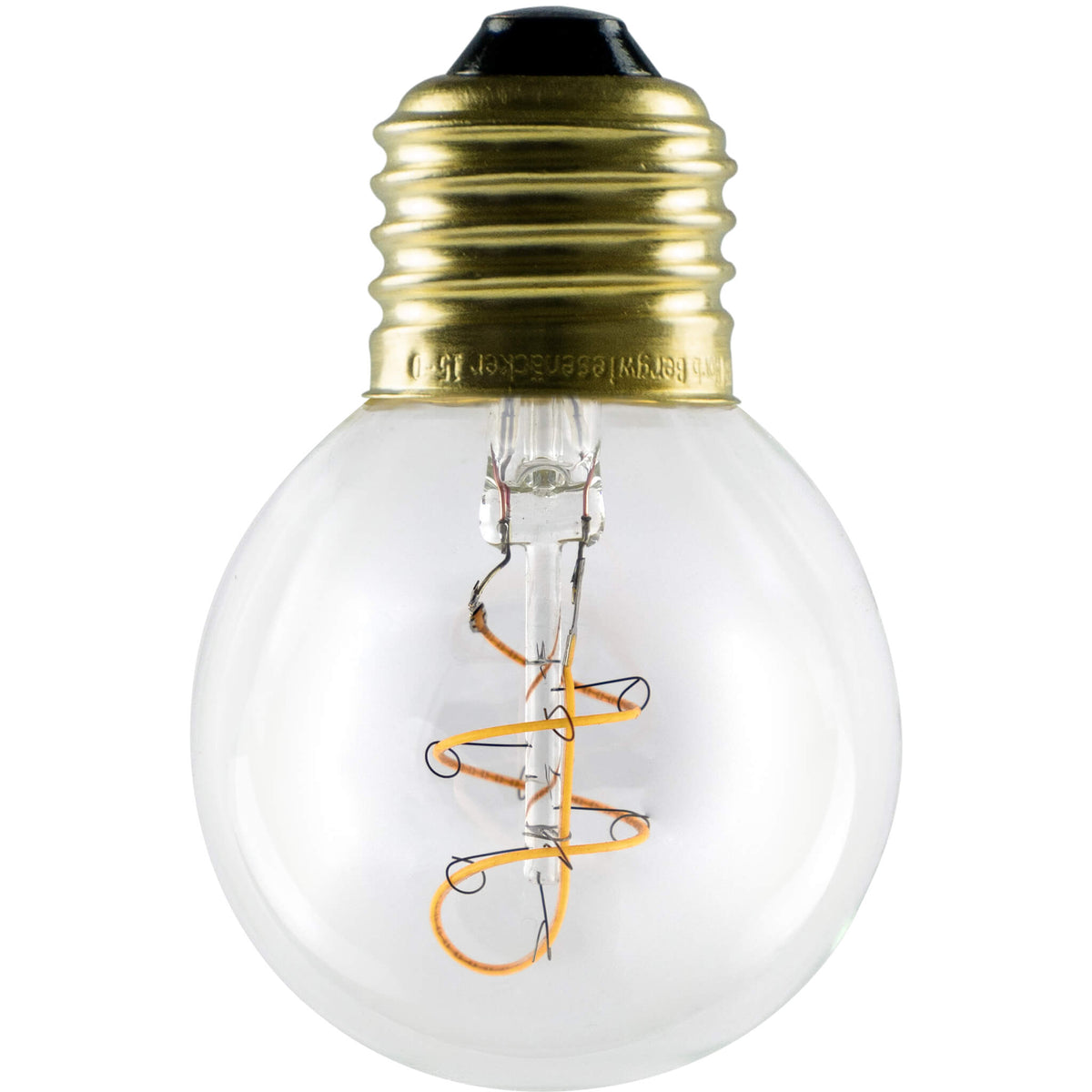 SEGULA LED Golfball Elegant klar – E27, 3 W, 2.200 K, dimmbar – Hauptbild