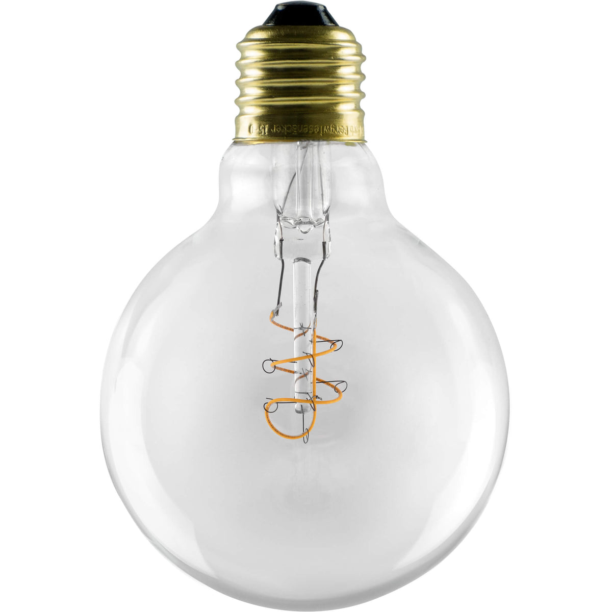 SEGULA LED Globe 80 Elegant klar – E27, 3 W, 2.200 K, dimmbar – Hauptbild
