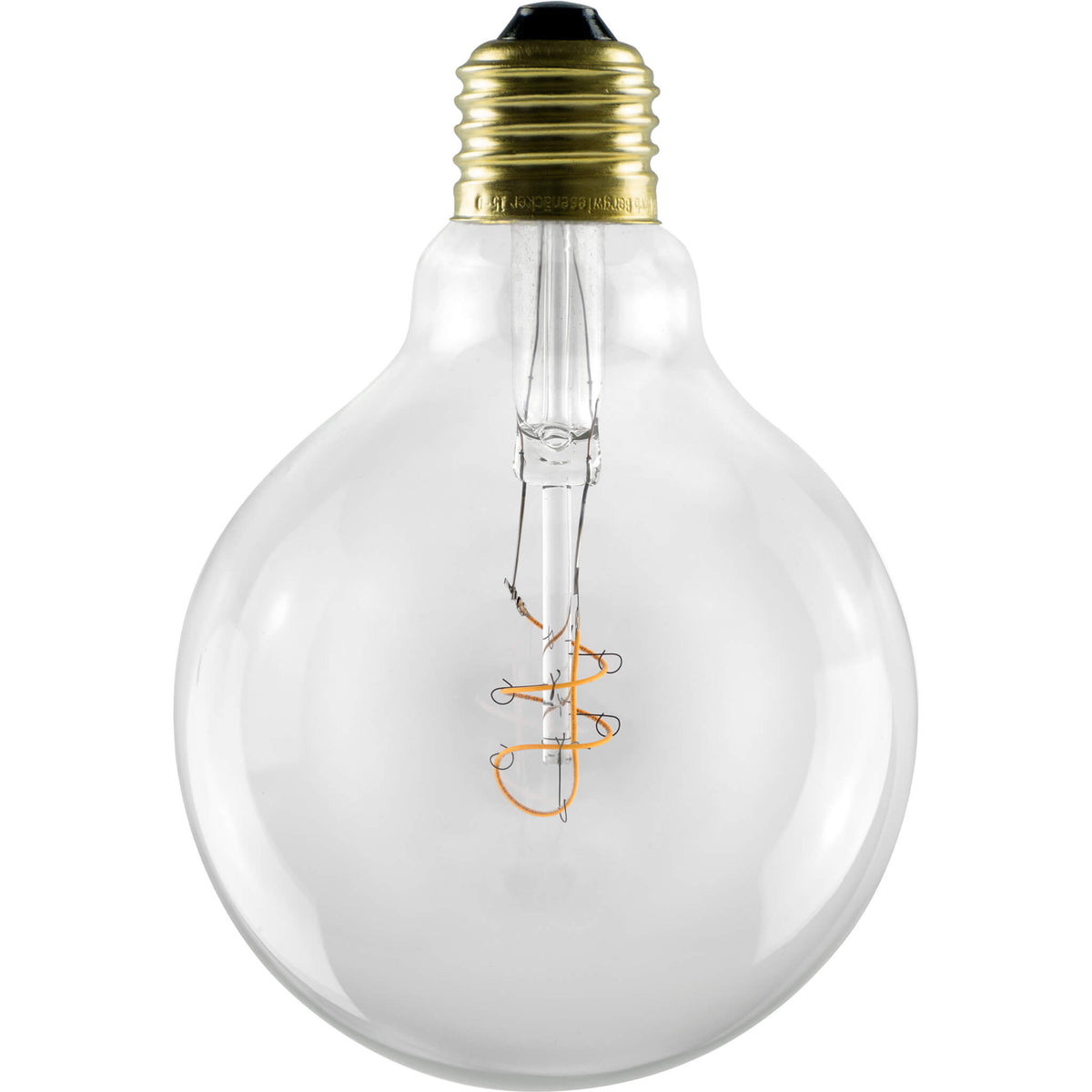 SEGULA LED Globe 95 Elegant klar – E27, 3 W, 2.200 K, dimmbar – Hauptbild