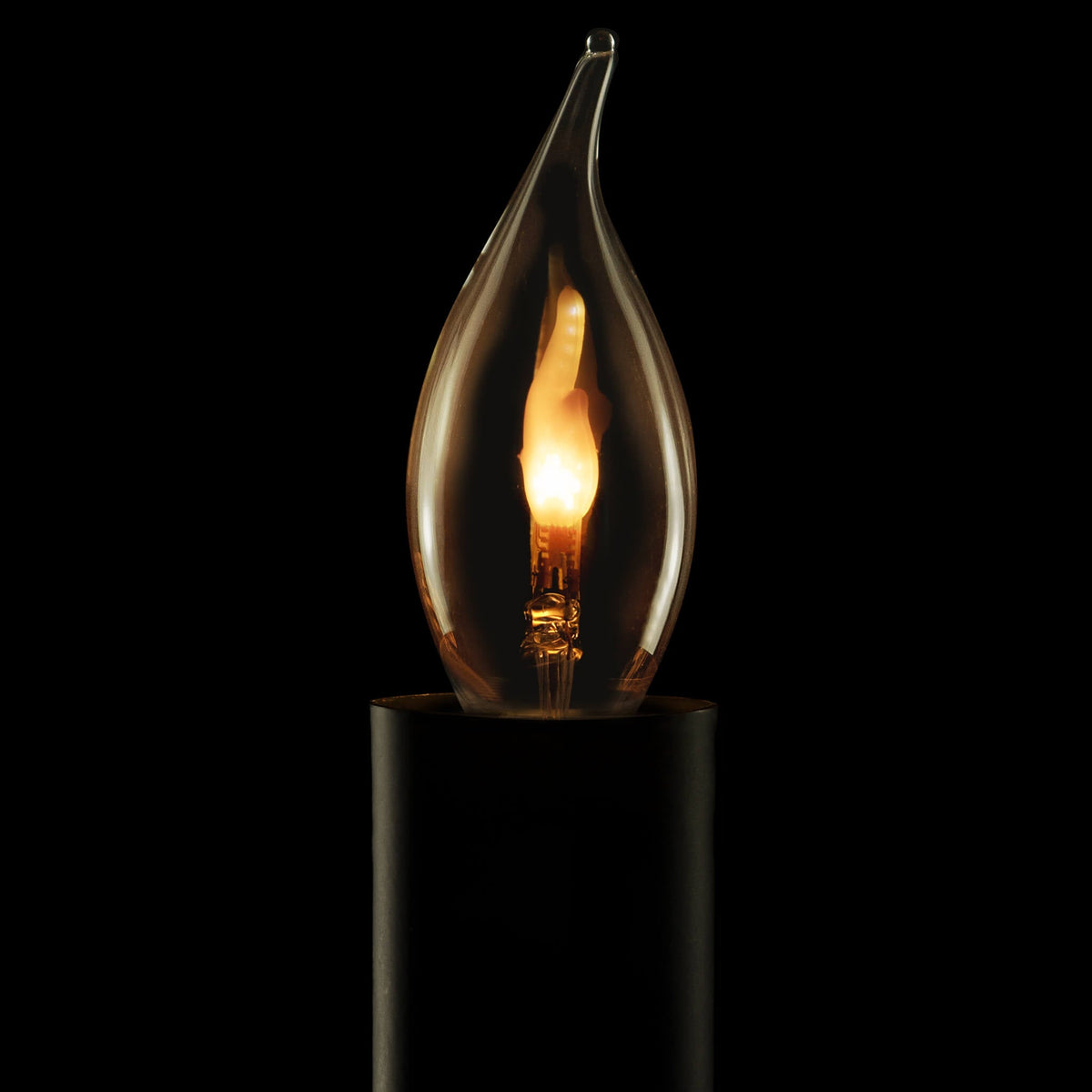 SEGULA LED Kerze Windstoß Fire Flame – E14, 0,2 W, 1.800 K
