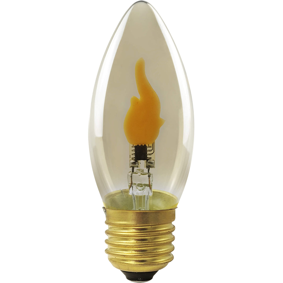 SEGULA LED Kerze Fire Flame – E27, 0,2 W, 1.800 K