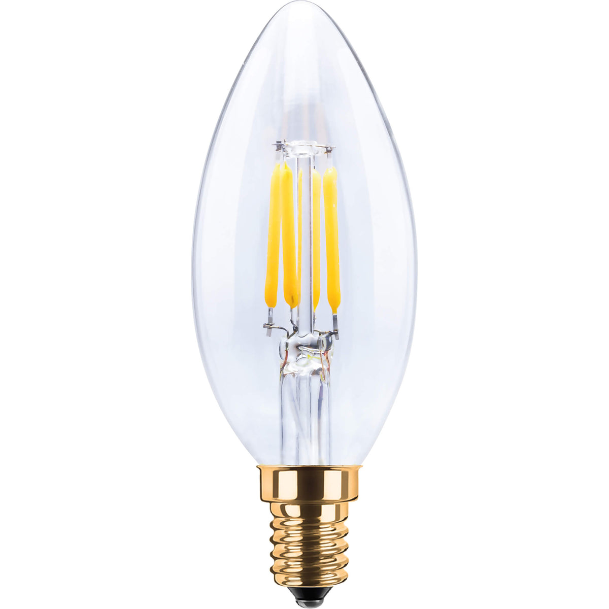 SEGULA LED Kerze 24V klar – E14, 3 W, 2.200 K, dimmbar – Hauptbild