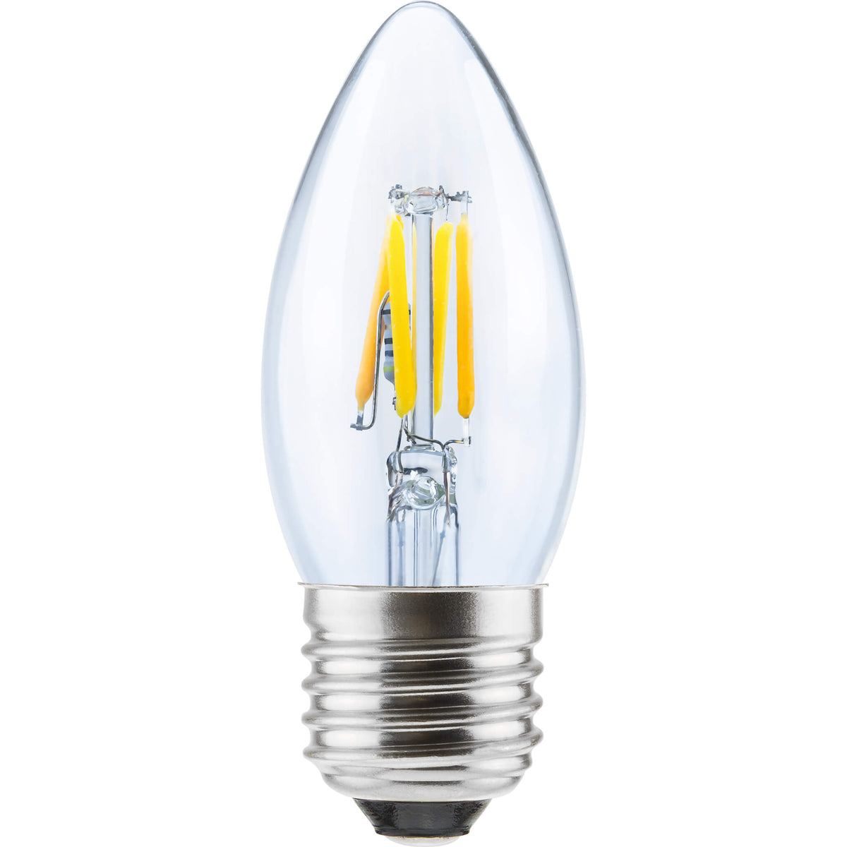SEGULA LED Kerze 24V Ambient Dimming klar – E27, 3 W, 2.000 K–2.700 K, dimmbar – Hauptbild