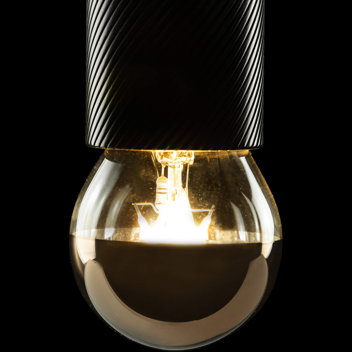 SEGULA LED Glühlampe 24V Ambient Dimming Spiegelkopf kupfer – E27, 3 W, 2.000 K–2.700 K, dimmbar – Produktansicht 1