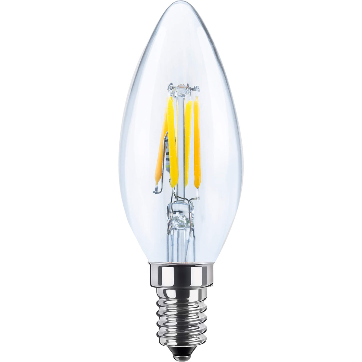 SEGULA LED Kerze 24V Ambient Dimming klar – E14, 3 W, 2.000 K–2.700 K, dimmbar – Hauptbild