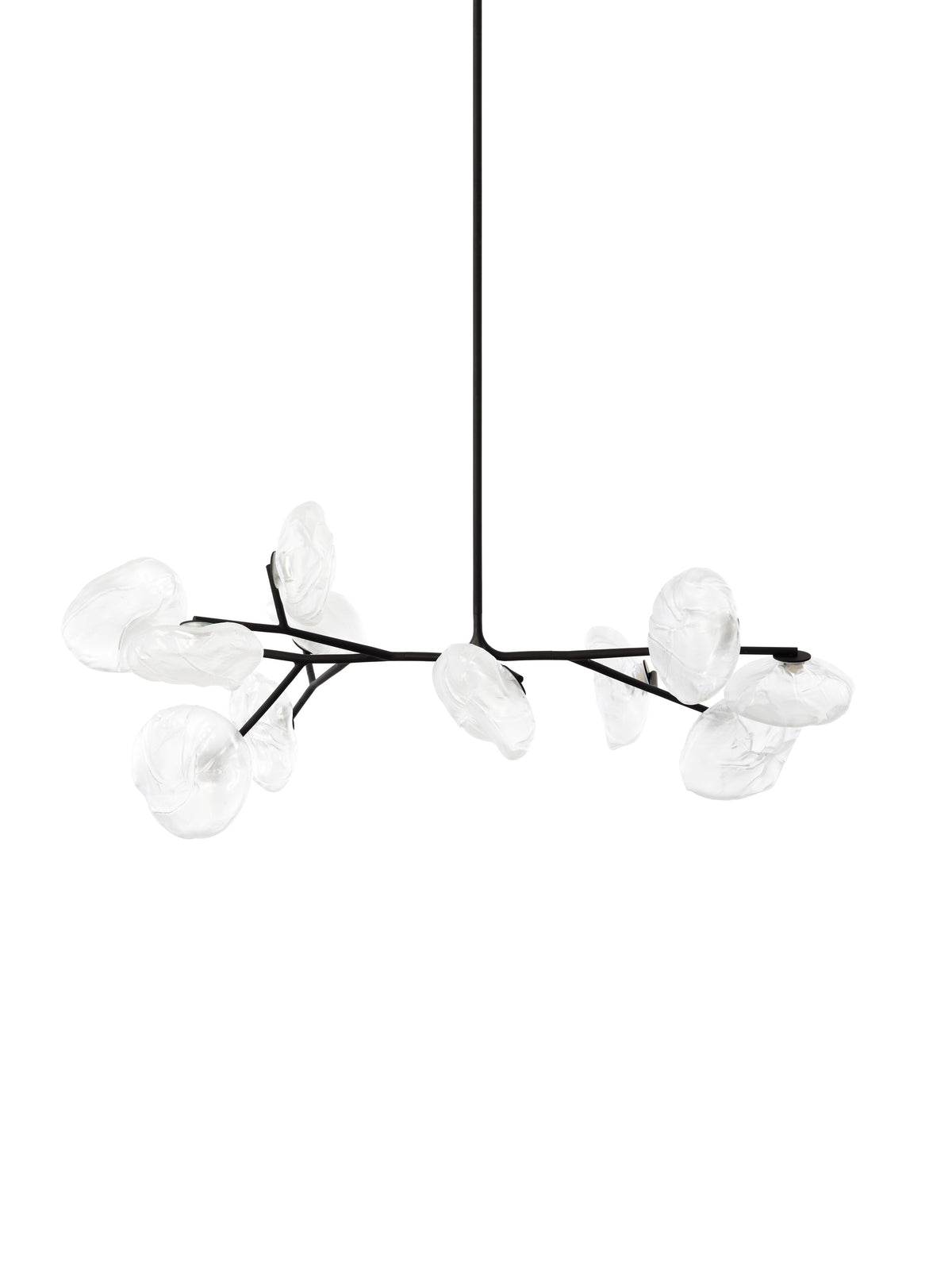 Bocci 73 Armature Pendelleuchte – 73.11a.2 – 11 Pendel, 1010 mm hoch, mit 500 mm Verlängerung, klar, 2700 K